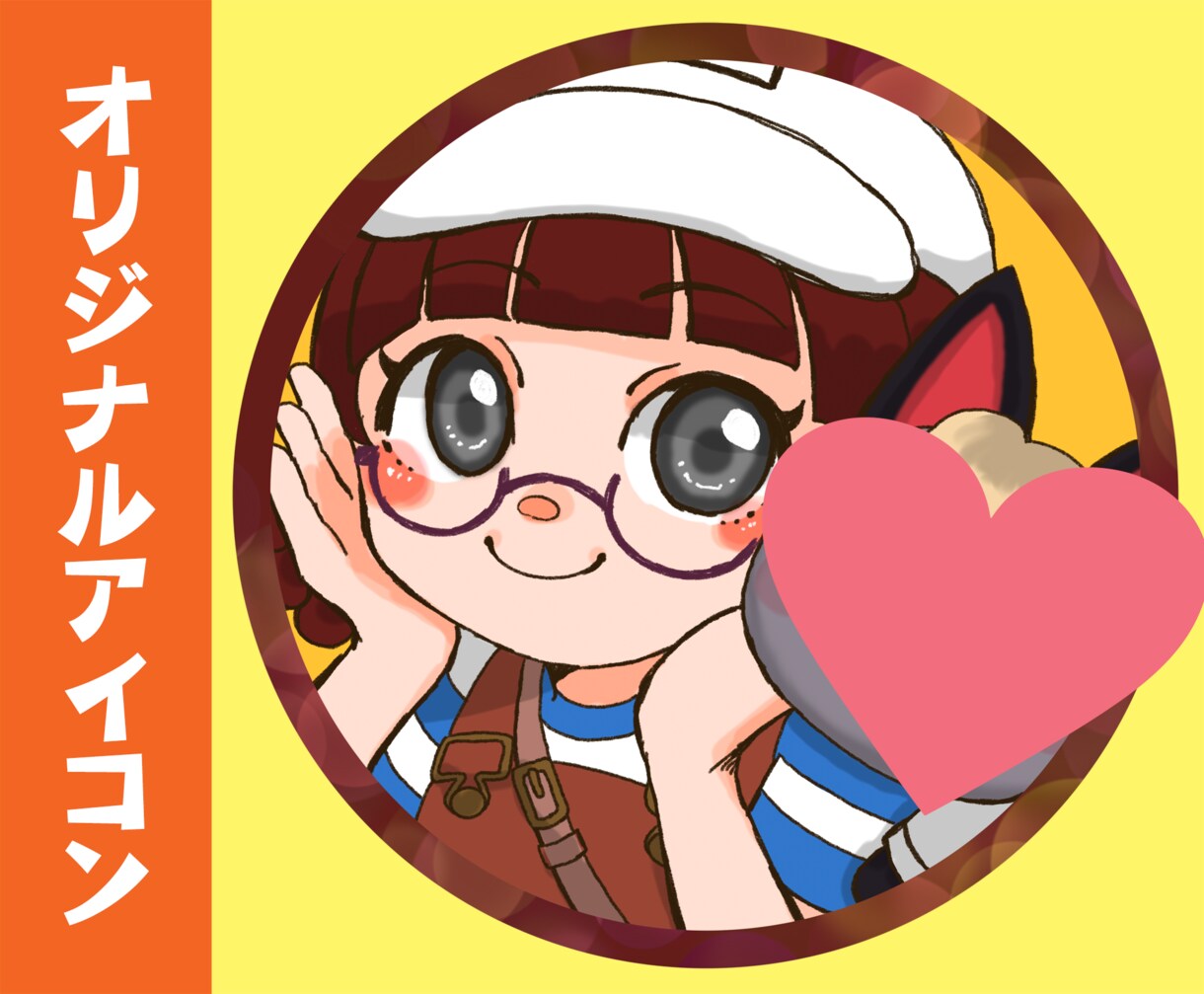 あつ森風のアイコンお描きします あなた・コテキャ・お子様・ペットをあつ森風にお描きします！ イメージ1