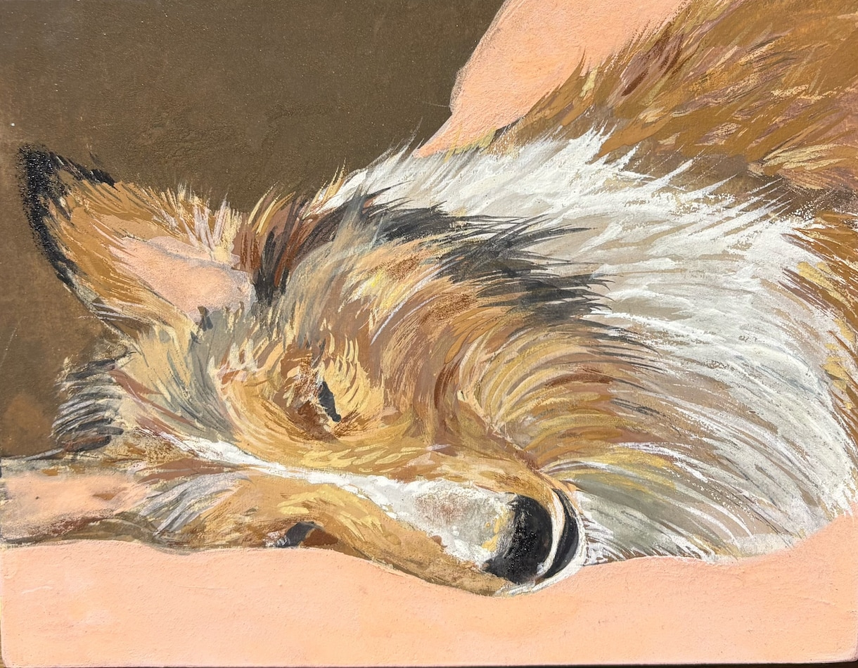 大切なペットを宝石の絵の具で描きます 日本画材（鉱物を砕いた岩絵具）で大切な家族を描きます イメージ4