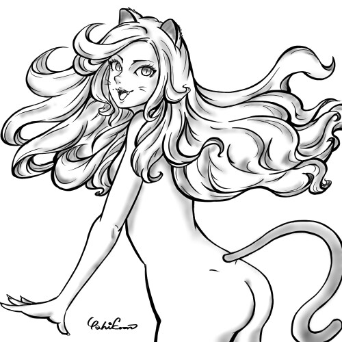 モノクロで可愛くカッコよく描きます 似顔絵、キャラ、贈り物など単色で描きます。色はご相談ください イメージ3