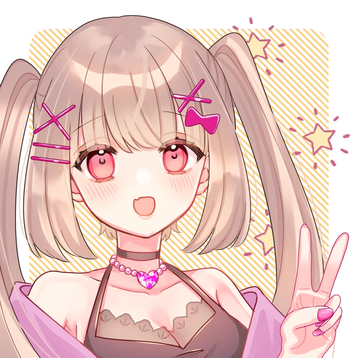Vtuber用、IRIAM用立ち絵制作します 透明感があるイラストをお届けします イメージ3