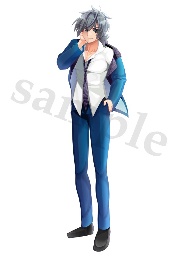 アニメ・ゲーム風イラスト描きます カッコいい男性キャラクターが得意です イメージ1