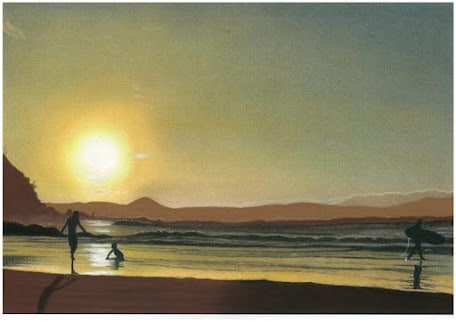 インテリアに最適！リアル系、創作系風景画を描きます お写真から部屋に飾りやすい風景画や創作風景画を制作します イメージ2