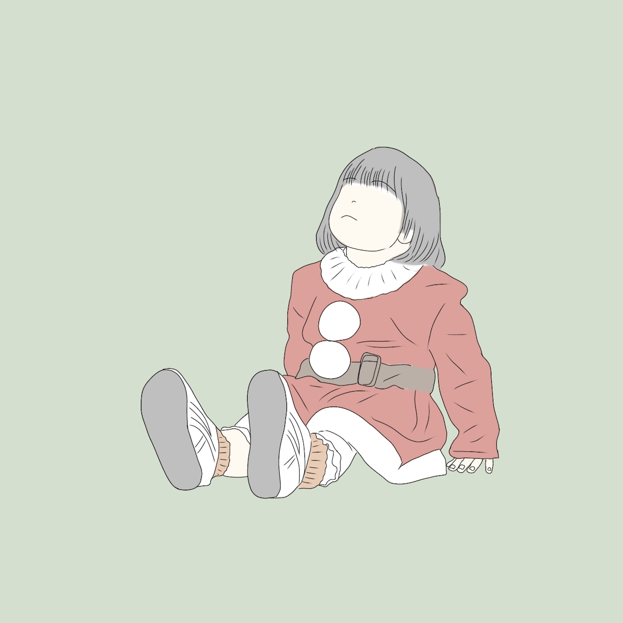 お子さんのアイコンイラスト描きます くすみカラーでかわいいお子様の写真をイラストにしませんか イメージ2