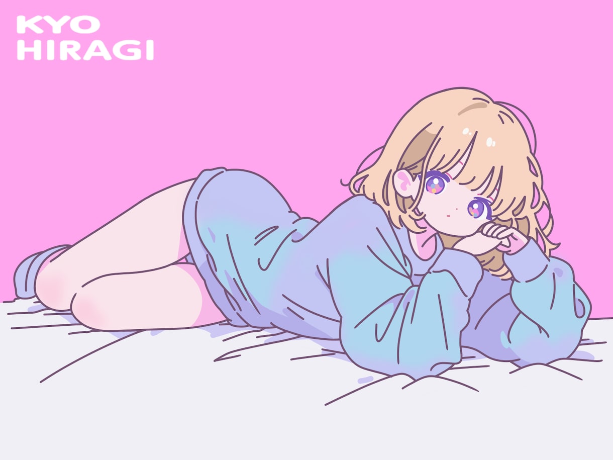 ポップでシンプルな可愛いイラスト描きます グッズ・SNSアイコン・配信背景・記念イラスト等に是非！ イメージ5