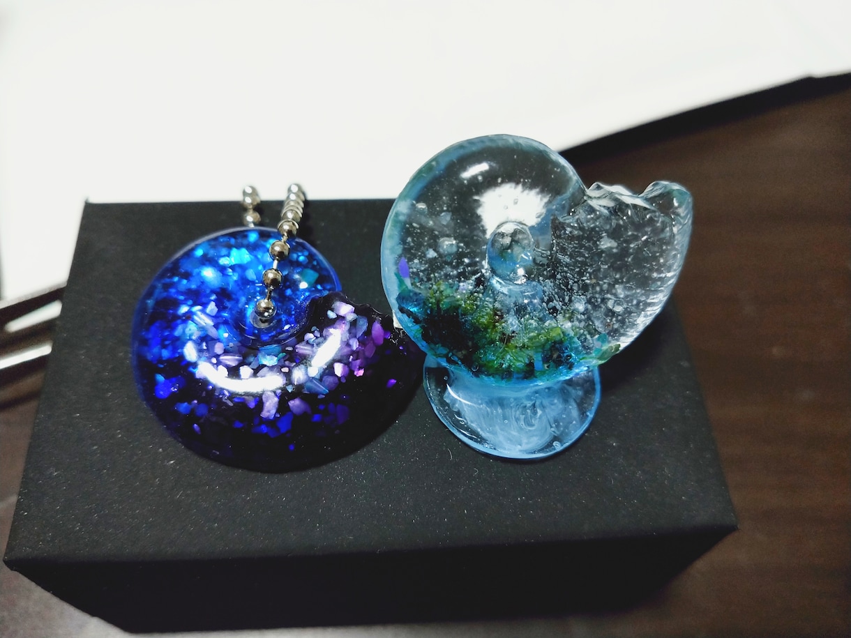 レジンを使用の製作となります キーホルダーの他にもアクセサリーも可能です。(要相談) イメージ1