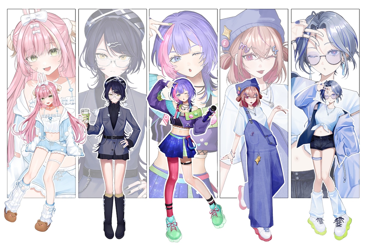かっこよく映えるイラストをお描きいたします キービジュアルや等身イラストをお求めの方へ イメージ1