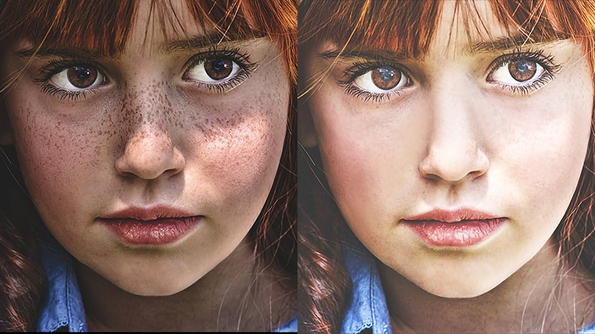 美肌修正、ワンランクアップの写真に仕上げます photoshopを使用して自然なレタッチに仕上げます イメージ3