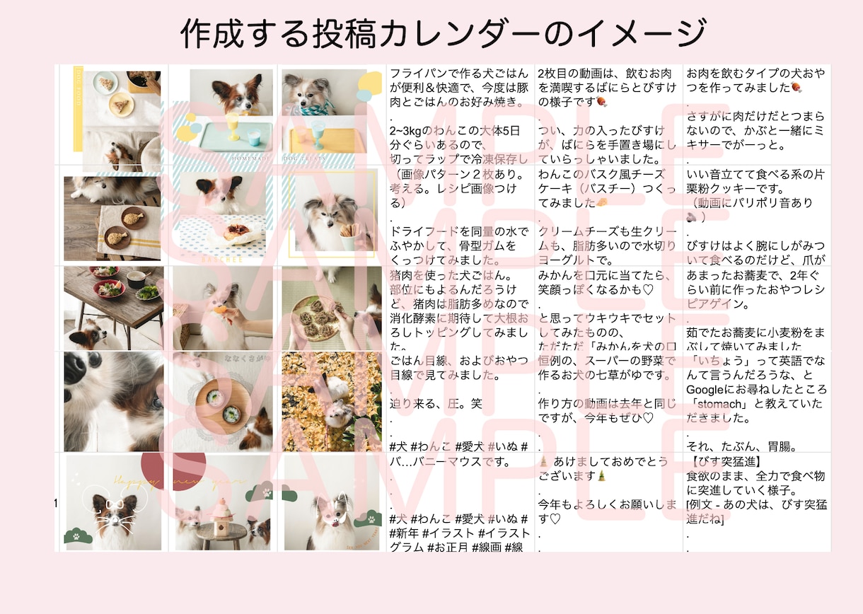 1ヶ月間Instagram/インスタ運用代行します PR/人気アップに☆企画・写真加工・ハッシュタグの選定もOK イメージ2