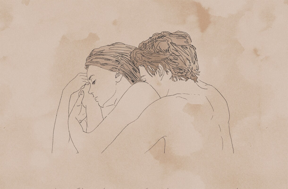 雰囲気のあるカップルイラスト描きます 映画のような繊細でお洒落な人物イラストをお求めの方へ イメージ1