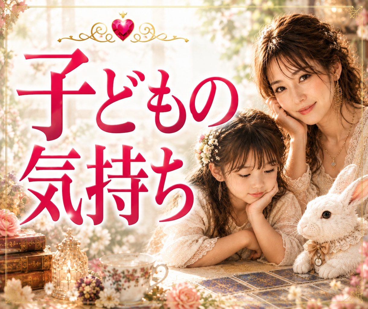 子どもの気持ち・悩みをタロット×数秘で占います 不登校・恋愛・育てにくさ…見えない本音を読み解きます イメージ1