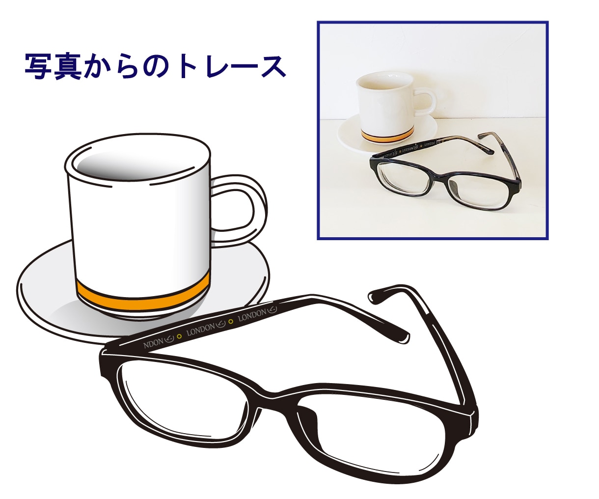 画像をなぞって（トレース）データ化します あなたの理想のイメージを形にします。お気軽にご相談ください。 イメージ2