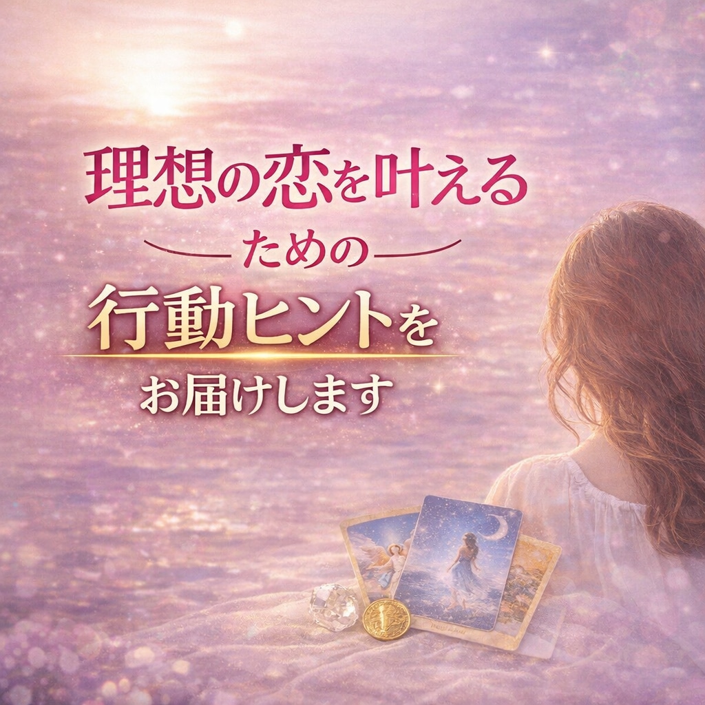 理想の恋愛を引き寄せるヒントをお伝えします 恋愛テクニックではなく、あなたの魅力を見るリーディング イメージ1