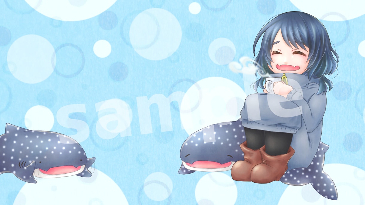 あなたの為だけのサムネイル／一枚絵お描きします デフォルメキャラから等身イラストまで幅広くお受けいたします！ イメージ1