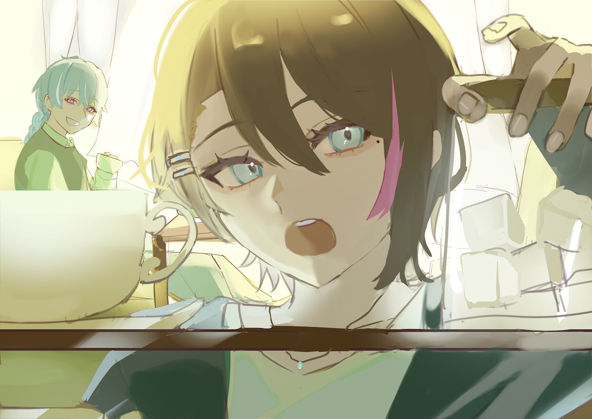 魅力的な一枚絵描きます 厚塗りが得意です お気軽にご相談ください！ イメージ1