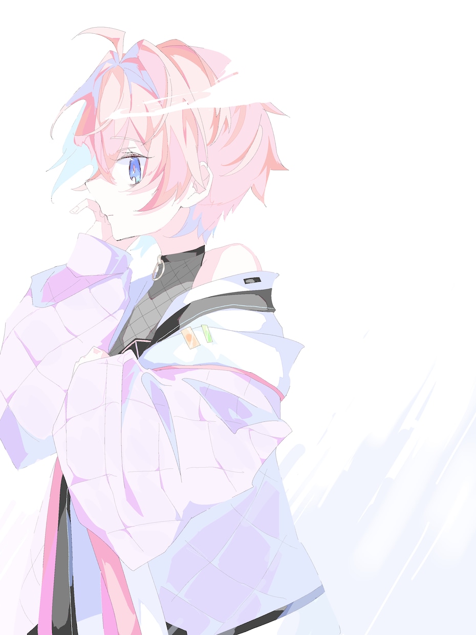 一枚絵作成いたします 綺麗系の透明感のある絵柄でイラストを描きます！ イメージ2