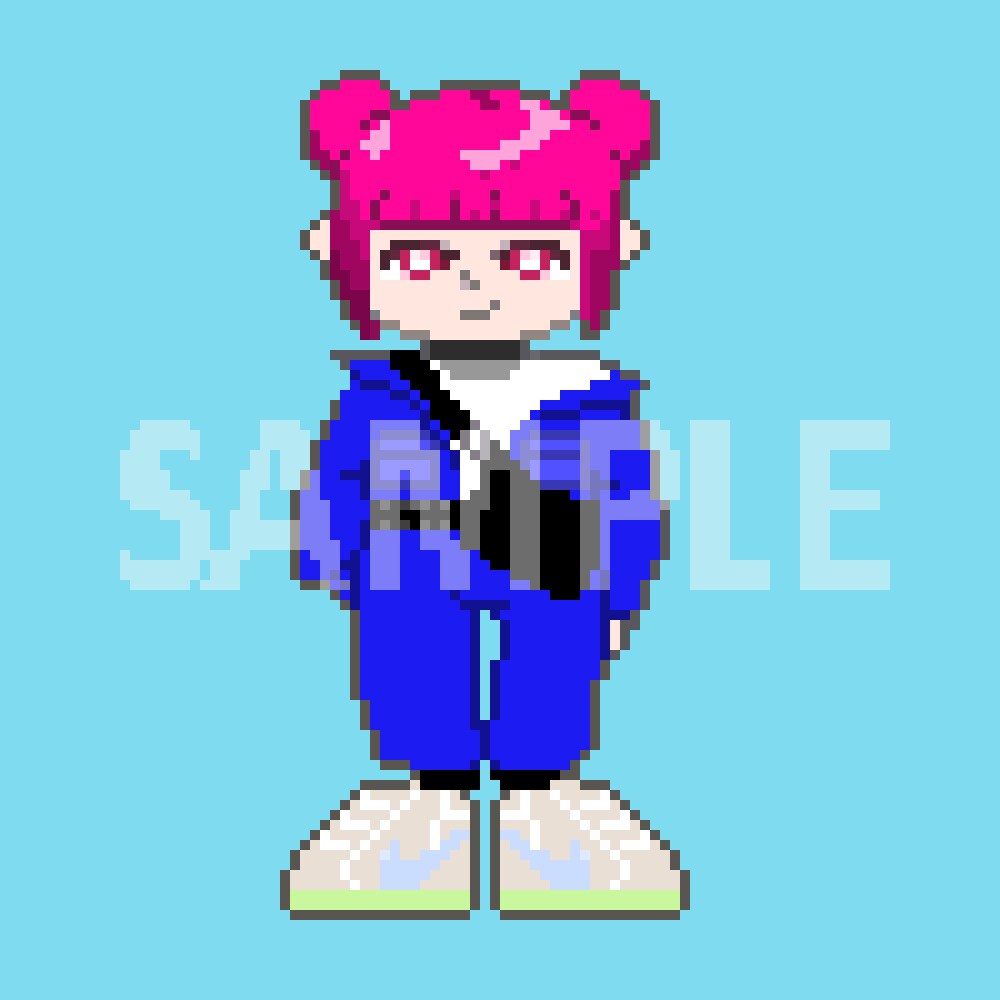 個性的・お洒落ドット絵アイコン作ります 人と被らない！オシャレPFPやイラストを作成します！ イメージ3