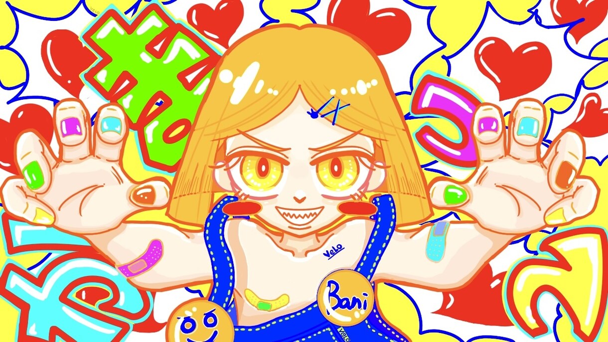 キャラクターイラスト（背景なし）描きます 彩度高いイラストをご所望の方向け。 イメージ4