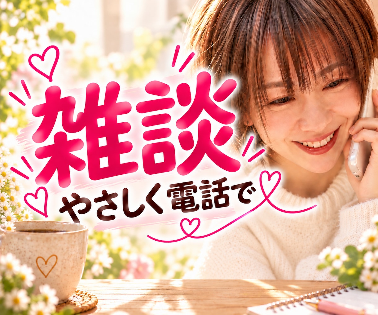 看護師が雑談・愚痴・モヤモヤを優しくお聴きします うまく話せなくても大丈夫。あなたのペースで イメージ1