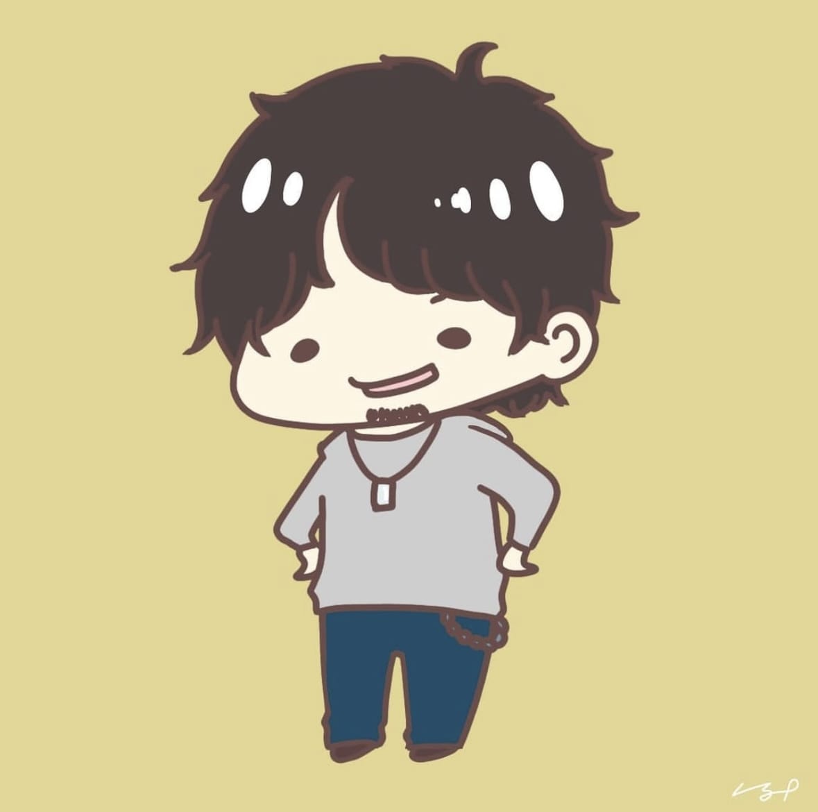 ほっこり癒されるアイコンイラスト描きます 見ると微笑むような、ゆるかわイラストはいかが？ˊᵕˋ イメージ6