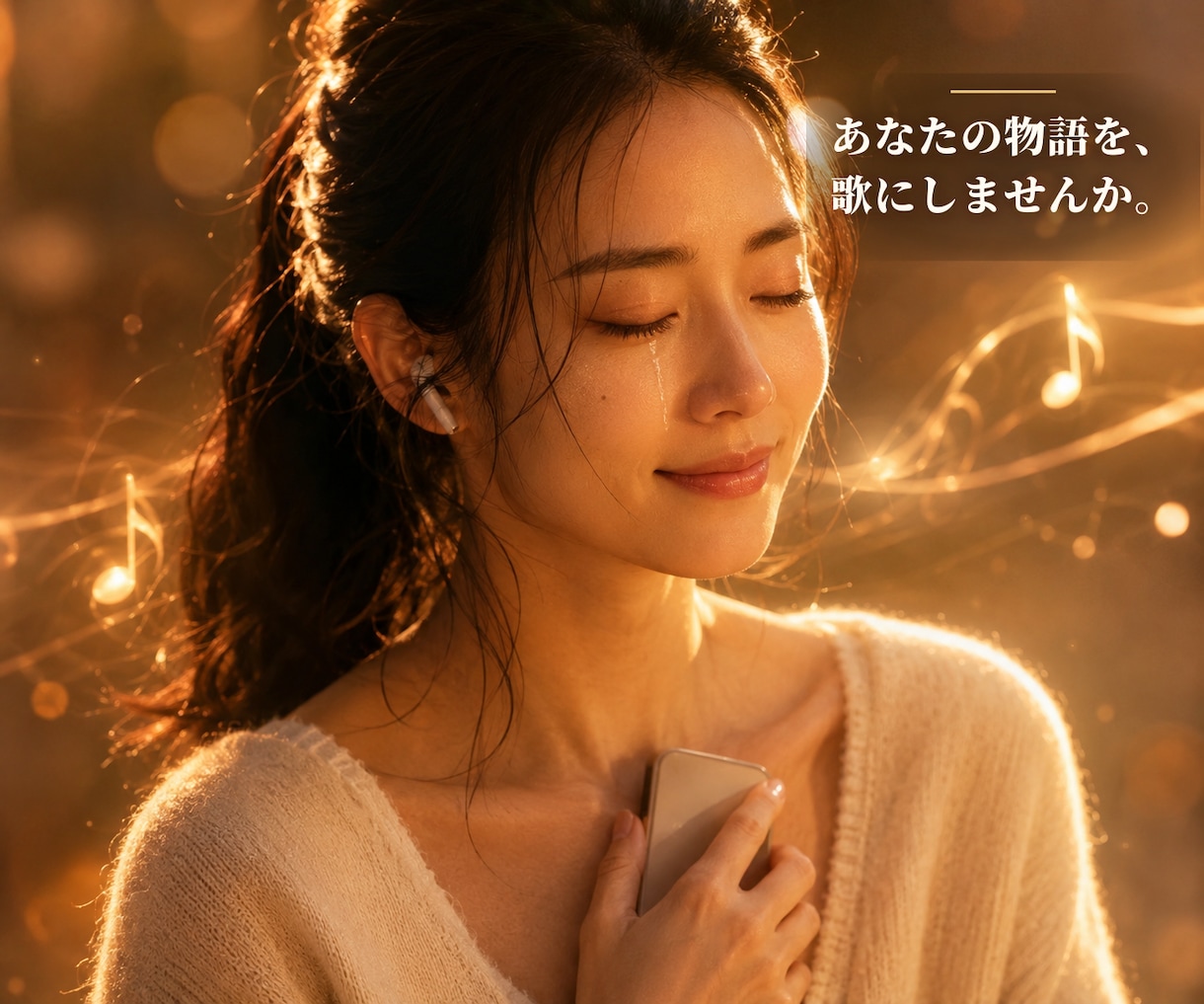 サービス紹介や自己紹介のテーマソングを制作します ♪ あなただけのエピソード。そこから丁寧に詞を紡ぎます。 イメージ10