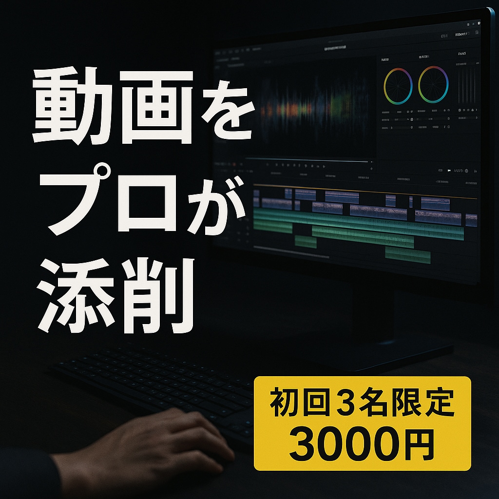 動画診断＆改善　プロがあなたの動画をレビューします 動画の違和感を言語化し、即改善の具体案を提案します イメージ1
