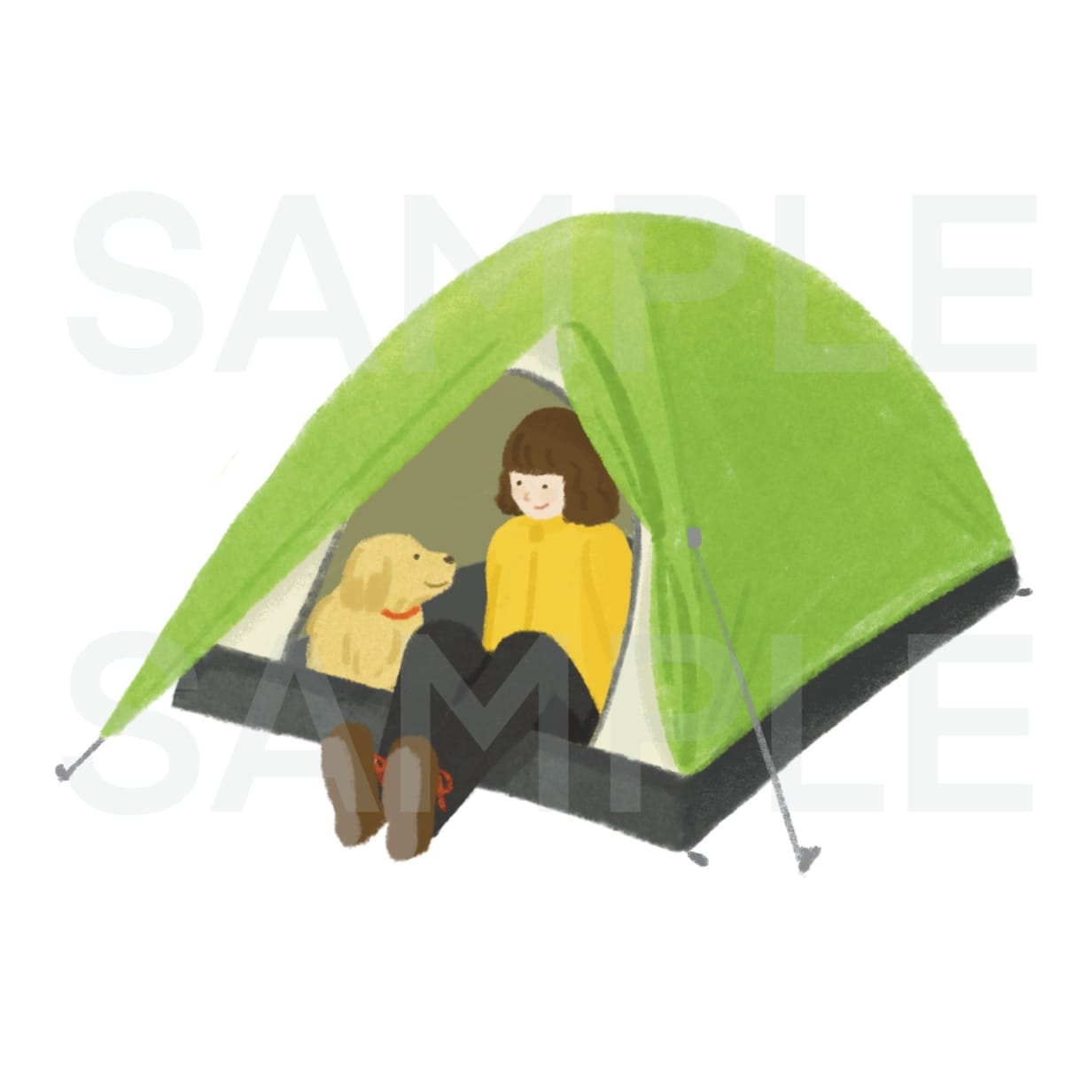 商用OK｜ナチュラルやさしいカットイラスト描きます 広告や冊子の挿絵、SNSなどに◎ イメージ5