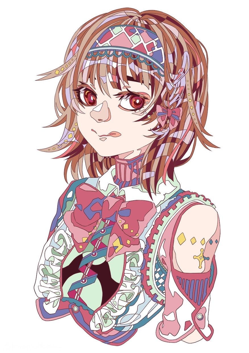 ステンドグラスのようなイラストをお届けいたします 他の人とひと味違うテイストで印象づけて差をつけろ！！ イメージ4