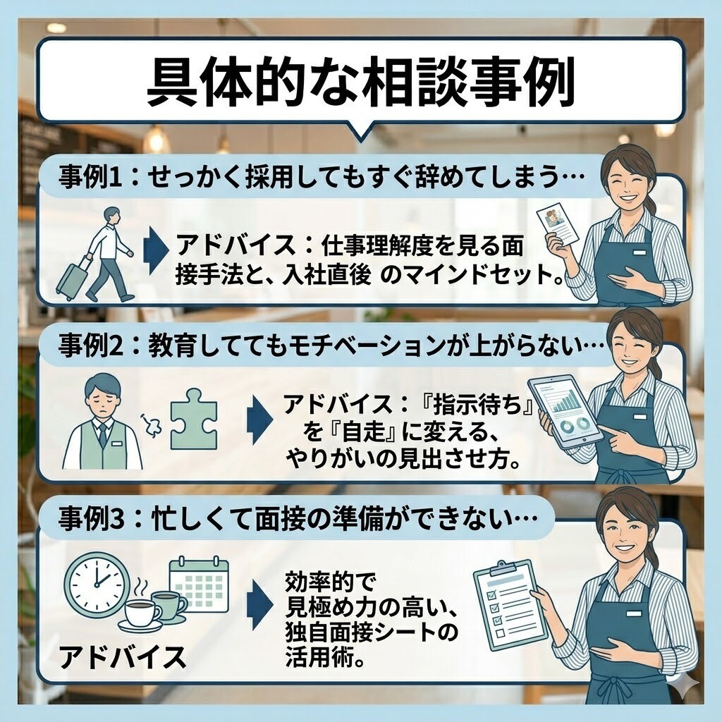 優秀なバイトを採用する極意教えます 「定着率アップ!ミスマッチをなくす、店長直伝の面接手法」 イメージ4