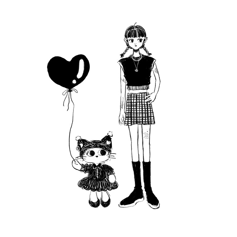 SNSアイコンなど！ゆるかわいい女の子描きます SNSで使いやすい、ポップでオシャかわイラスト イメージ4