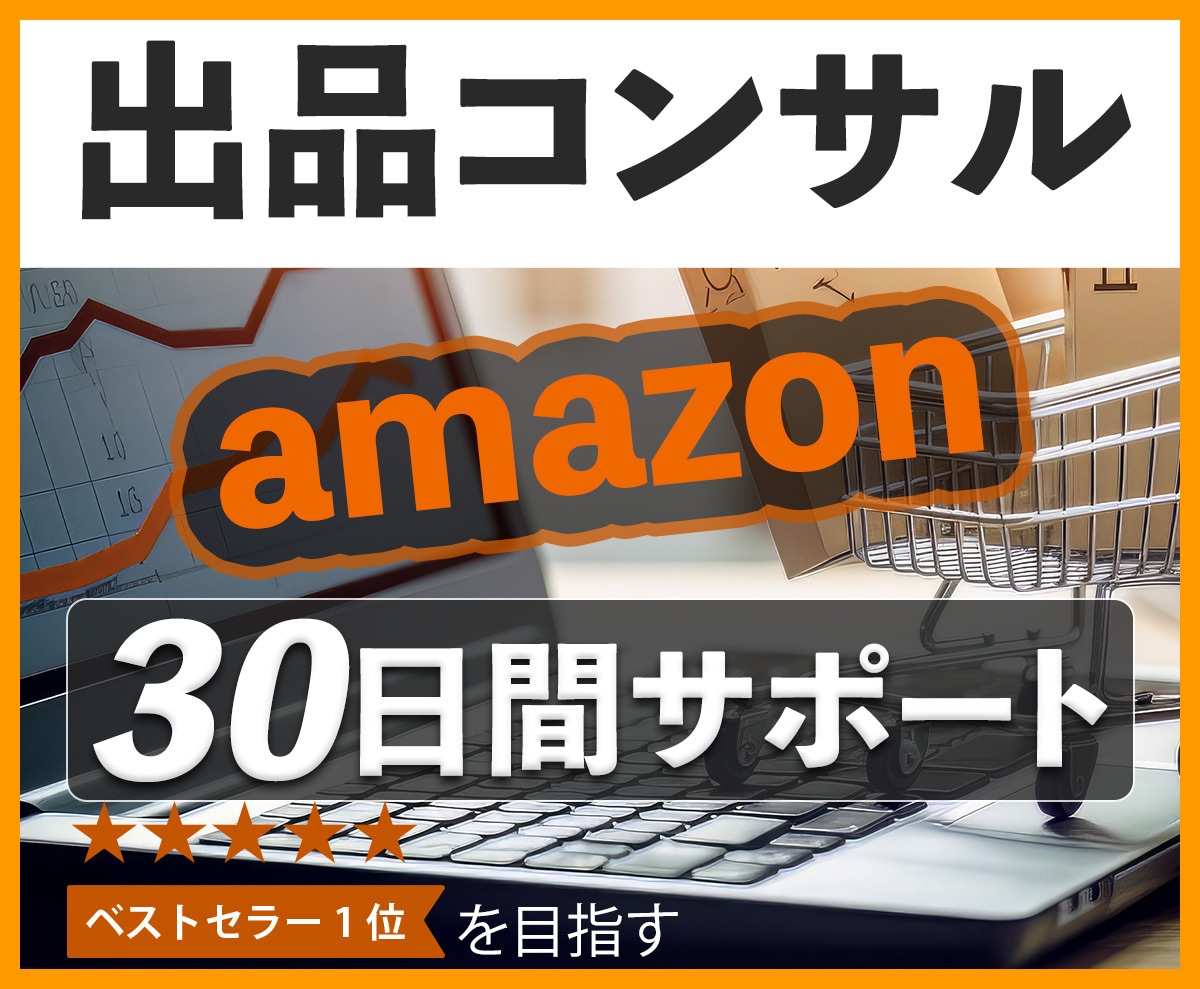 Amazon販売★プロが30日間徹底コンサルします 販売/コンサル歴14年の実績！アマゾン販売はお任せください！ イメージ1