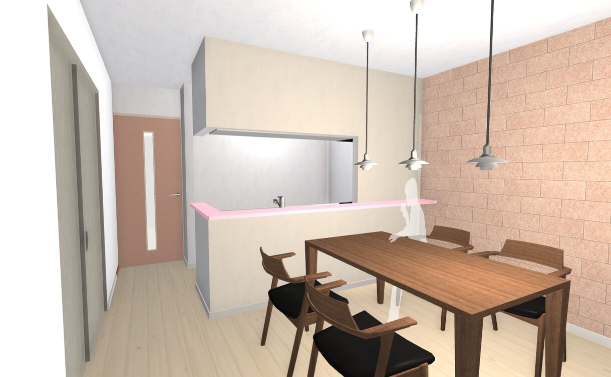 お部屋(1部屋分)のイメージを３Dパースにします 部屋全体が分かるように4方向（4隅）作成します。 イメージ10
