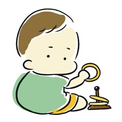小さなお子様のLINEスタンプを作成します 誰にでもゆる〜く使えるLINEスタンプ！ イメージ4
