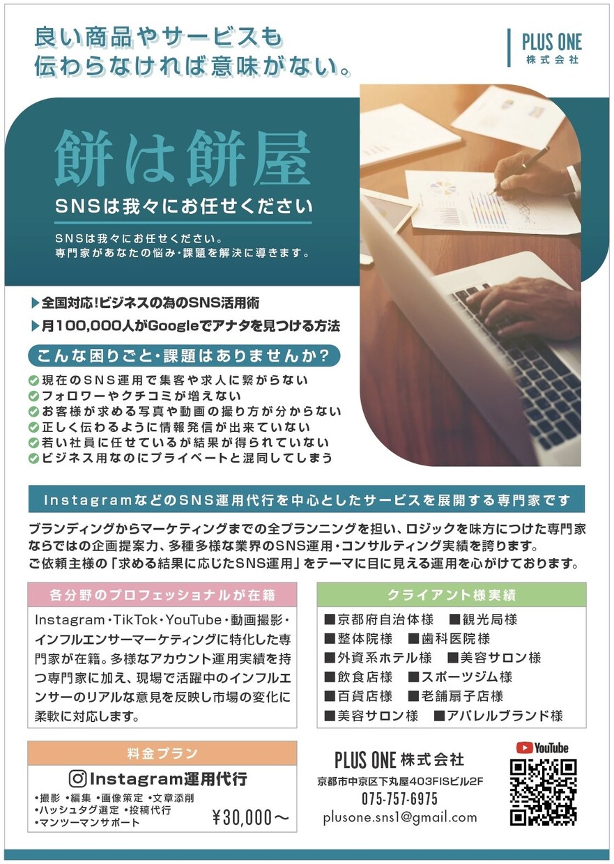 SNS運用についてのご相談承ります ちょっと相談したい方向けのサービスです。 イメージ1