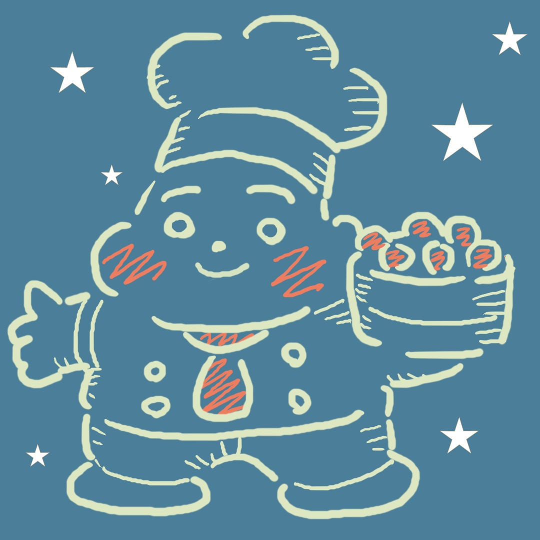 かわいい色味のイラストを制作します お菓子屋さん、パン屋さん等におすすめです！ イメージ1