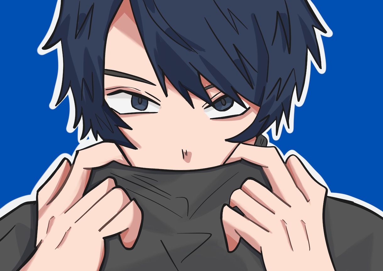 目を引く1枚イラストを描きます パキッとした絵柄が特徴の1枚絵を描きます イメージ1