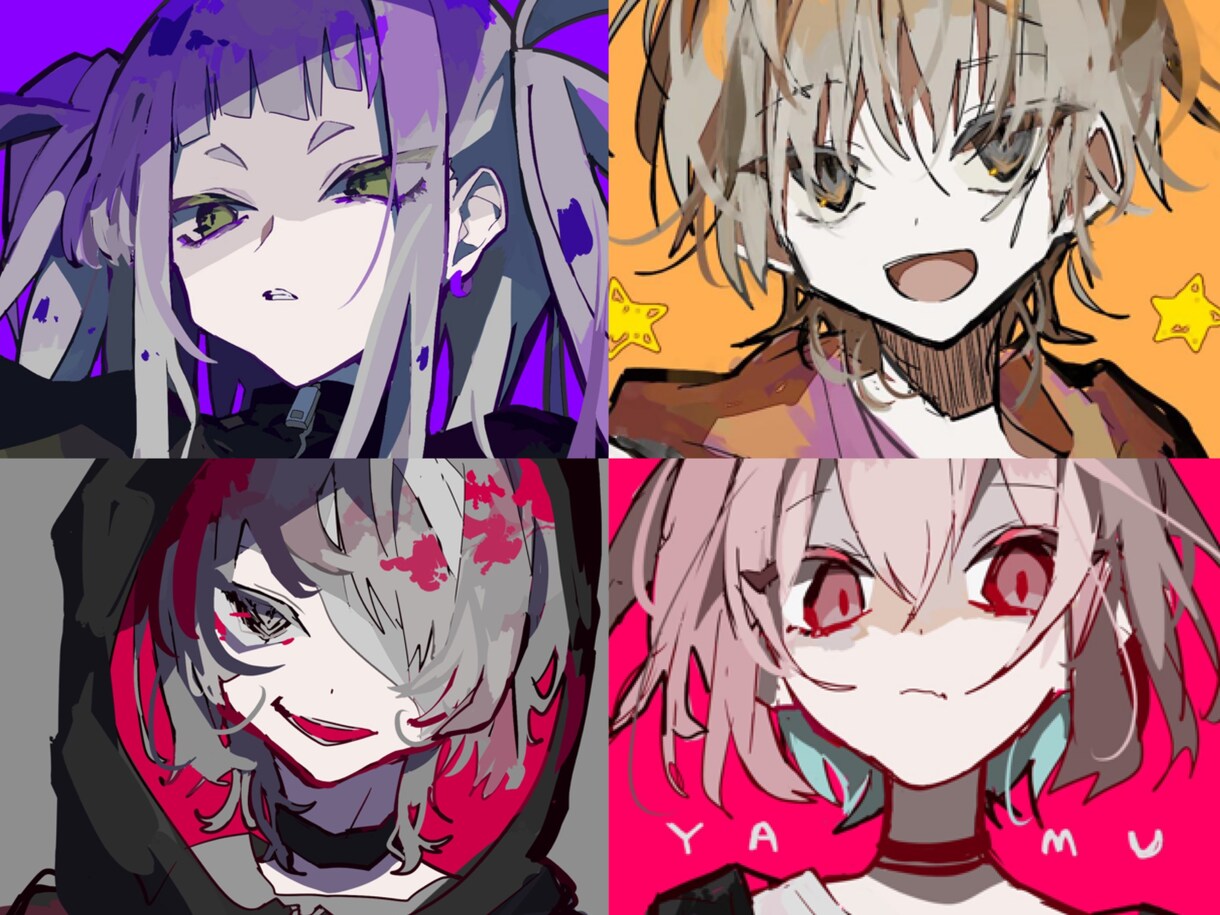 毒々しくて可愛い＆カッコイイSNSアイコン描きます 個性的でカッコ可愛いをイラストでご提供します イメージ3