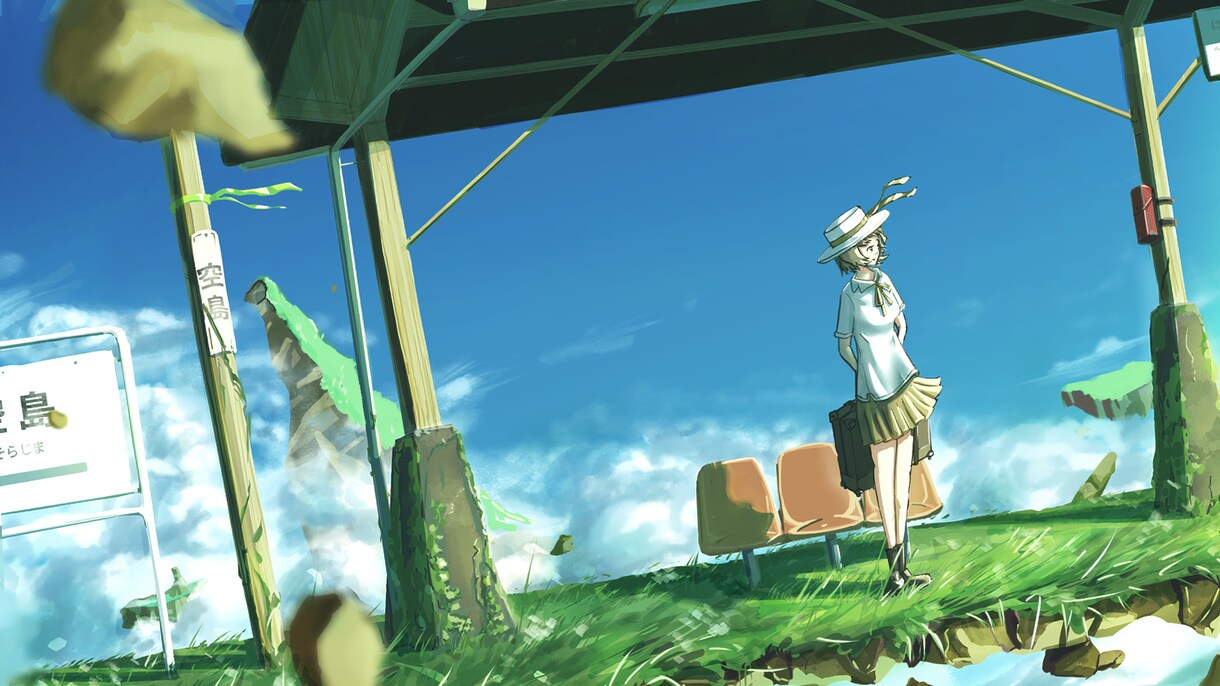 世界観や物語を感じる人物＋背景お描きします 楽曲配信やCDジャケット などにオススメです！ イメージ6