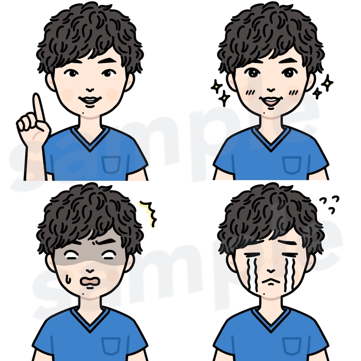 似顔絵アイコンお描きします あなただけのイラストでSNSに個性を♪ イメージ7
