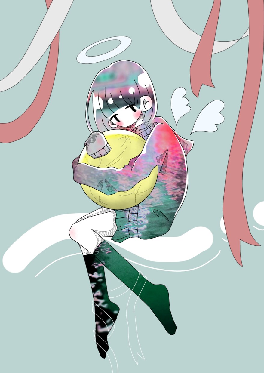 可愛い×儚さのあるイラスト描きます アイコンや配信、MV用イラストに是非！ イメージ4