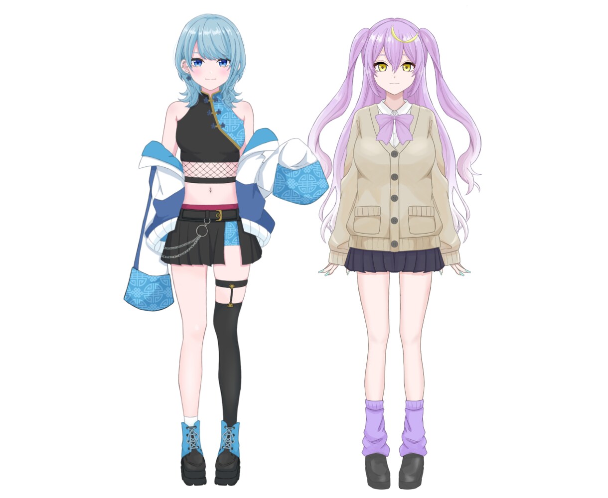 立ち絵やVTuberのデザイン＆モデリングします あなただけのVTuber制作します！ イメージ3