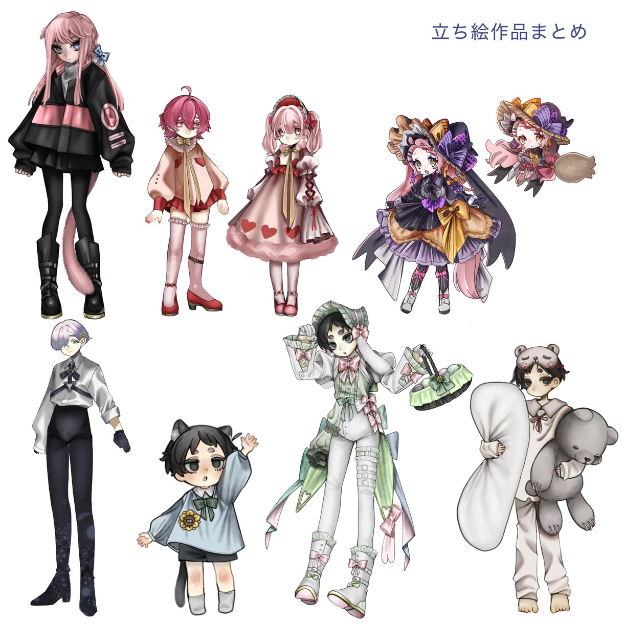立ち絵を描かせて頂きます 立ち絵イラストの作成をさせて頂きます イメージ1
