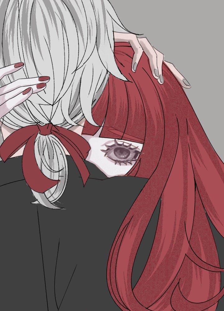 簡易匂わせ夢絵イラストオーダー受け付けております 「推しと自分の距離感を匂わせたい♡」という方におすすめです。 イメージ1