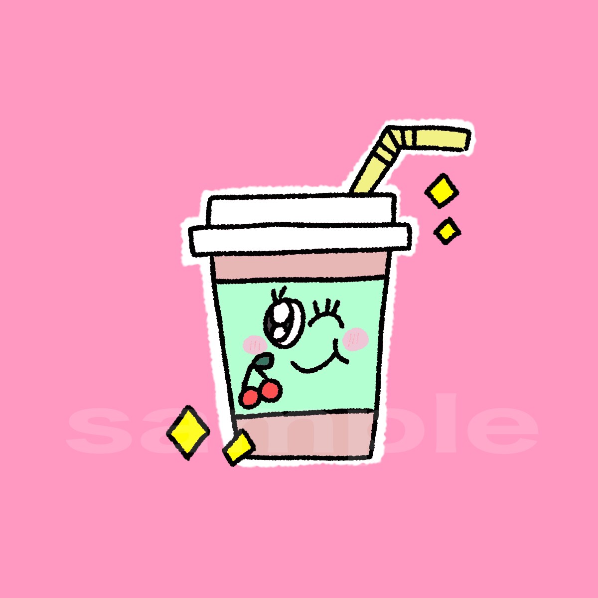 ポップなイラスト描きます ゆるくかわいいポップイラスト描きます♬ イメージ8