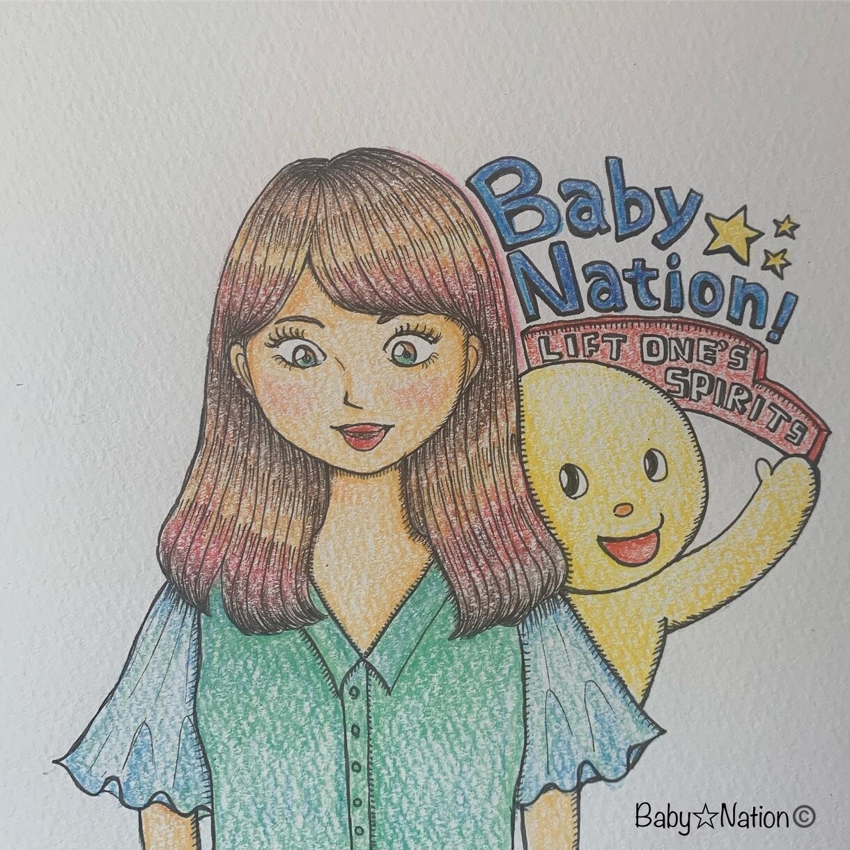 一点もの。あなただけのアナログイラスト描きます プレゼントなどに。アナログ似顔絵・イラストカット・挿絵 イメージ8