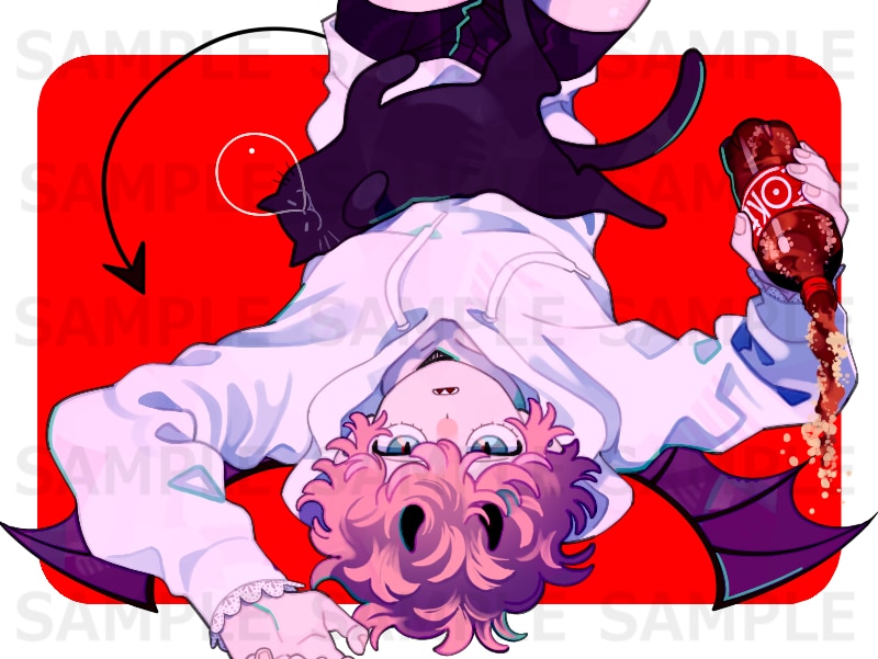 商用可◎　理想に沿った個性あるイラストお描きします SNS用・一枚絵・サムネイル・グッズ用など幅広く承ります イメージ3