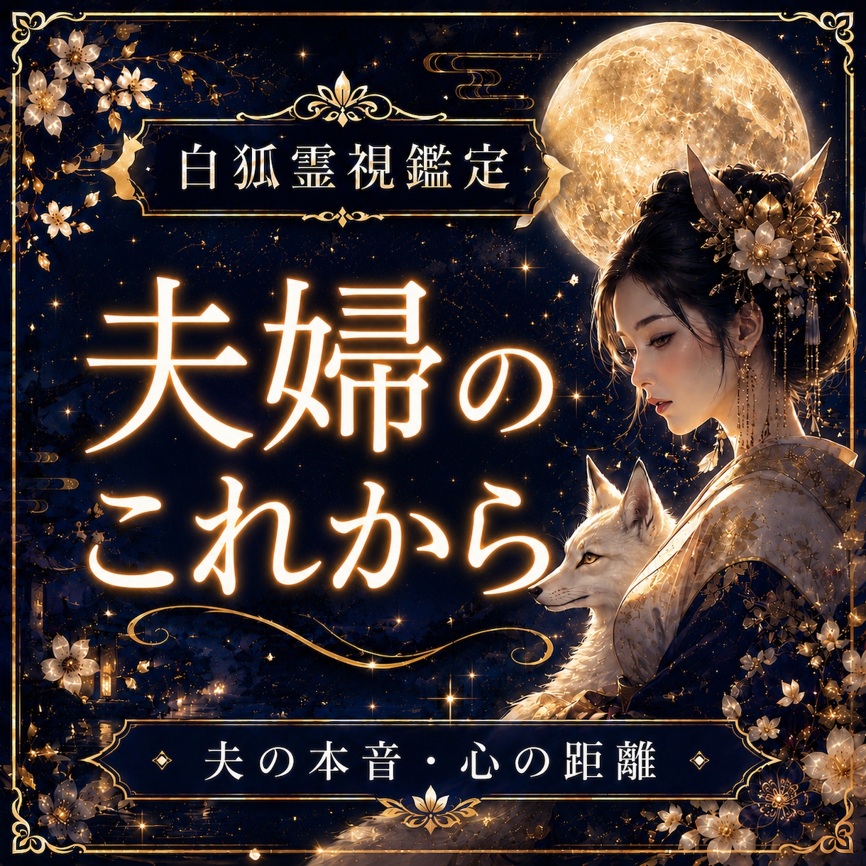 夫婦の本音とこれからの関係を霊視で読み解きます 夫婦のすれ違いや離婚の迷いを鑑定/白狐神託で関係修復へ導く イメージ1