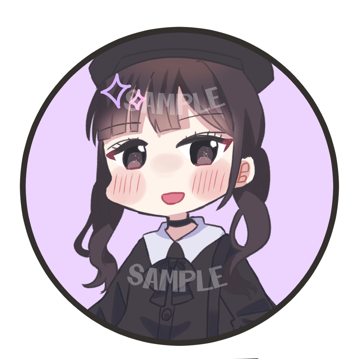 あなたの可愛い似顔絵アイコン♡描きます 商用利用OK/SNS/Instagram/X/ブログ/グッズ イメージ6