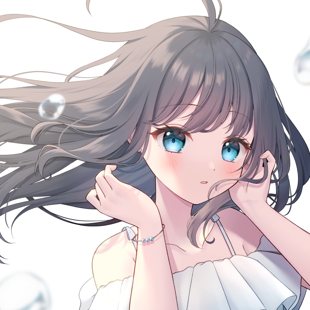 可愛く透明感のあるイラスト描きます Vtuber配信用、サムネ、グッズイラスト等 イメージ1