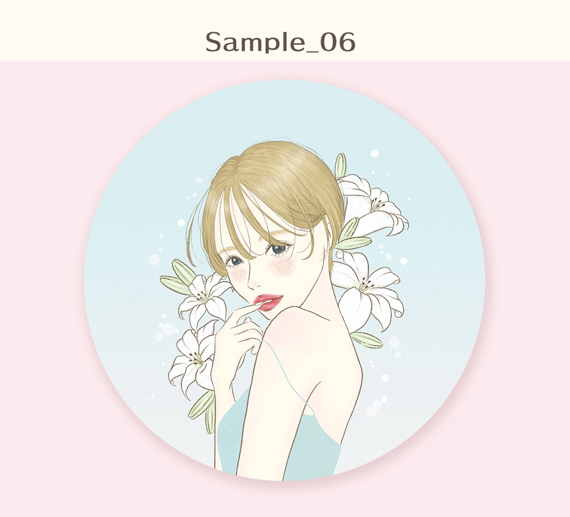 商用可◎オシャレでやさしいアイコン描きます SNSアイコンや名刺に♡大人可愛いアイコン イメージ7