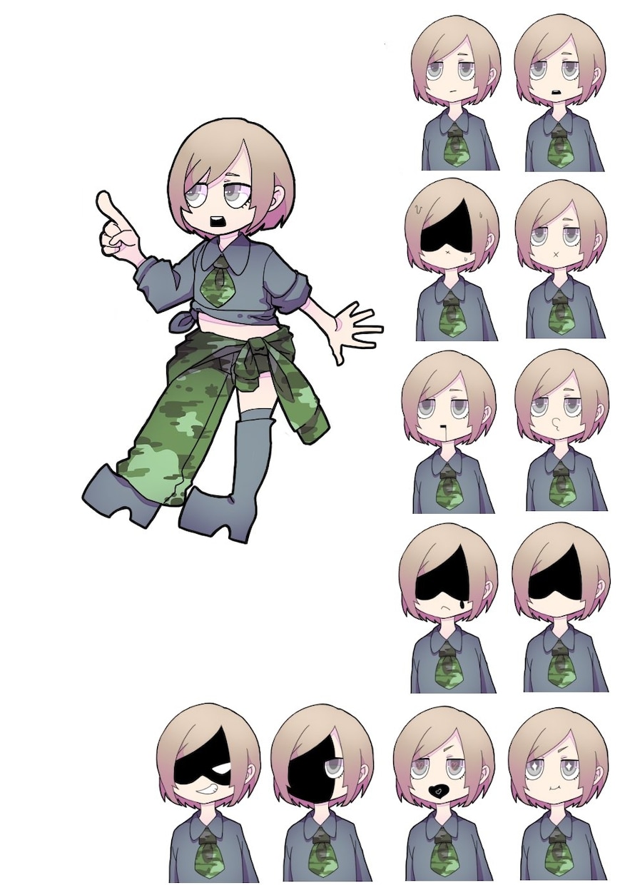 動画サイト活動始めますセット制作します 始めたいけどどんなイラスト用意すればいいのかわからない人向け イメージ2